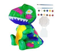 Genérico Kit Pittura per Bambini Diy - Colora la tua lampada notturna | Set Artigianato Creativo con Figure Gatto e Dinosauro | Stimola la Creatività, Regalo ideale per Età 4+