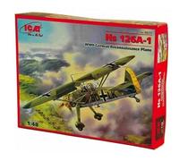 Generico KIT PLASTICA AEREO MILITARE 1/48 HS 126A-1 WWII GERMAN RECONNAISSANCE -ICM- 48211