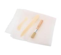 Generico Kit Professionale per Rilegatura e Riparazione Libri Antichi, Set Completo Tela per Legatoria, Strumento Piega Carta e Pennello, Forniture per Restauro Testi Storici Colore