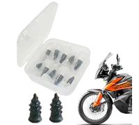 Generico Kit Reparation Pneu Voiture - Clous En Caoutchouc pour Réparation Pneu Voituree Et Moto - Kit Reparation Pnaeu Voiture, Clous Voitures Automobiles Fournitures De Crevaison De Pneus pour