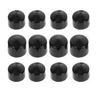 Generico Kit Ricambi Skateboard e Longboard Gommini PU Neri, 2 Set | Elasticità Elevata, Riduce il Rumore Ruota, per Cruising All'aperto e Maggiore Stabilità della Tavola