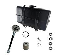 Generico Kit Serbatoio Completo + Supporto Filtro Nafta + Tasselli Serbatoio + Tubo Collegamento compatibile per motori Lombardini Diesel 6LD360 6LD400 6LD435 LDA520 per motozappa e motocoltivatore