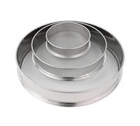 Genérico Kit setaccio per terreno, setaccio per concime da giardino, impilabile, in 3 misure, filtro in metallo resistente, filtro multiuso e pietra di terra per piantare in casa