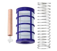 Generico Kit Sostituzione Ionizzatore Piscina - Rame ABS 10x6.7x6.7cm | Anodi di Ricambio in Rame con Base Filtro Ionizzatore Solare | Pulizia Vasca Riduce Uso di Cloro Inclusi Manutenzione