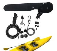 Generico Kit timone Kayak - Accessorio Portatile Multifunzionale,Set timone per Barca da Pesca e imbarcazione,per attività all'aperto in Spiaggia, Mare, traina, esplorazione, Barca, Canoa e Nave