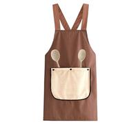 Generico Kitchen Apron - Detachable Towel Cross Back Bib | No Tie Baking Apron for Home Cooking, Men Women Chef, Butcher, Gardening, BBQ Grilling, Cleaning, Teaching, Painting, Kitchen Work Use