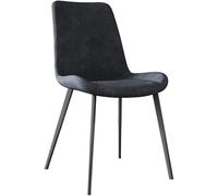 Generico Kitchen Dining Chairs,Design Home use Counter Chair Leisure Backrest Nail Art Make up Negotiate Meeting(Light Gray)