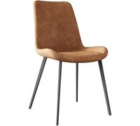 Generico Kitchen Dining Chairs,Design Home use Counter Chair Leisure Backrest Nail Art Make up Negotiate Meeting(Orange)