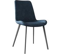 Generico Kitchen Dining Chairs,Design Home use Counter Chair Leisure Backrest Nail Art Make up Negotiate Meeting(Blue)