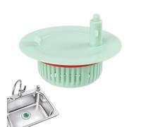 Generico Kitchen Drain Strainer - Automatic Press Dumping Anti-Clogging Design | Sink Drain Catcher Basket With Odor Isolation | For Food Debris Fruit Peels Home Cafe Restaurant
