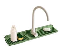 Generico Kitchen Faucet Mat Sink Splash Guard, Kitchen Faucet Mat Water Catcher, RV Washbasin Protector, Quick-Drying Cuttable Water Drainage Pad for Home Bar Washbasin RV Laundry Room Coffee Station