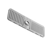 Generico Kitchen Faucet Sink Splash Guard 5 Degree Incline Draining Pad with Handle Drip Catcher, Anti-Splash Tray for Tabletop Behind Faucets in Bathroom, Farmhouse, Kitchen