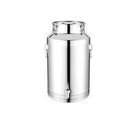 Generico Kitchen Grease Storage Barrel - Stainless Steel Airtight Drum for Cooking | 5L 9L 14L Container with Lid Oil, Flour Sugar Coffee, Beans, Cereal, Tea, Snacks for Baking Supplies