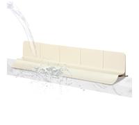 Generico Kitchen Sink Splash Guard - 22.8 inch Extra Wide Silicone Protector |58cm Under-Hanging Leak Prevention with Suction Cup | Water Splash Shield for Countertops, Bathroom Farmhouse Sink