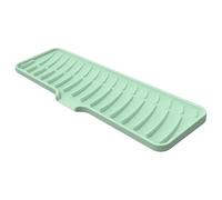 Generico Kitchen Sink Splash Guard - 42x10x1.3cm Faucet Splash Guard, Easy To Clean Sink Mats, Silicone Draining Mat | Multipurpose Faucet Drainer Pad, Sponge Holder for Kitchen Counter And Bathroom