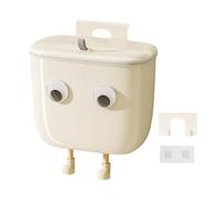 Generico Kitchen Trash Can - Covered Waste Bin for Bathroom Bedroom RV, Cute Basket with Eyes and Legs Decoration, Small Garbage Container for Under Sink Home Wall Organization, 19l, 13i