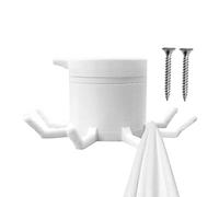 Generico Kitchen Utensil Hanger, Rotatable Kitchen Storage Hooks, Spoons Spatulas Towels Bags Keys, 360-Degree Rotating Wall Rack for Cooking Lovers Bedroom Pantry Bathroom Closet Organization