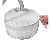 Generico Kitchen Washing Basket - Mesh Container, Easy Grip Handles, Sturdy Food-Safe Construction, Space-Saving Design | Vegetable Draining, Fruit Washing, Salad Prep, Pantry Organization