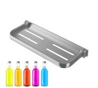 Generico Klappbares Wandregal Bad - 30cm Aluminium Ablage, Selbstklebend Ohne Bohren Dusche, Wohnwagen Zubehör Organizer, Faltbar Küche Gewürzhalter Halterung | Für RV WC