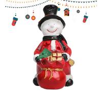 Generico Kleine Weihnachtsfiguren - Weihnachtsskulptur | Saisonale Dekoration und Weihnachtsmann | Schreibtisch Deko für Innenbereich Bücherregal Kaminsims Esstisch Nachttisch - Festliche Weihnachts