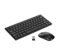 Generico KM901 2 4G Wireless Keyboard Combo Tastiera portatile da 78 tasti per ufficio