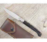 Generico KNIFE COLTELLO 21 CM SARDEGNA SARDO Pattada MANICO CORNO DI bufalo PATTADESA lama personalizzabile come immagine