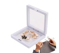 Generico Knit Row Counter Chain - PU Acrylic 2-30cm | Row Counting Pendant Crochet Charm | Practical Knitting And Crocheting Aid for Weaving Sewing Crochet Tracking Your Knit Rows.