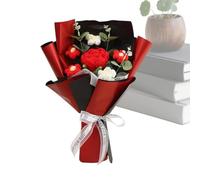 Generico Knitted, Crochet Floral Bundle, Textile Petal Design, Handcrafted Stem Craft, Romantic Wedding Accessory, Graduation Party Supply, Valentine Easter Multi Color