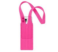 Generico Knitted Phone Bag - Carry Your Phone Comfortably Everywhere, Soft Stretch Long Shoulder Design, 31.5inch Spacious + Lightweight Build, Acrylic Reliable, For Family, Students & Travel Use