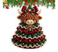 Generico Knitting Kit Christmas Tree Animal Cute Handmade Ornaments