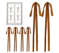 Generico Knot Butterfly Knot for Christmas Tree - Velvet 60 × 40 Cm | Nodi per Feste di Vacanze, 6 Pezzi Decorazioni Festive per Le Riunioni di Casa delle Famiglie