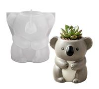 Generico Koala Silicone Mold - 8.6x7.6x8.3cm Resin Mold | Reusable Nonstick Epoxy Casting Form Durable Silicone Craft Tool | for Planter Pencil Holder Jewelry Organizer Decor