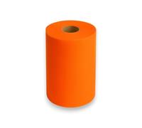 Generico Korat - Rotolo di Tulle per Decorazioni e Composizioni, 25 cm x 100 Metri, per Matrimoni, Feste, Bomboniere, Eventi - Disponibile in Vari Colori (Arancione)