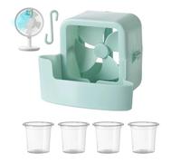 Generico Kühlaufsatz für Ventilator,Hängbare Eisbox-Bechervorrichtung | Hängbare Ventilator-Kühlvorrichtung | Für Zuhause, Büro, Schlafzimmer, Hof, Balkon, Festival, Terrasse, Outdoor,
