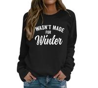 Generico La Sportiva Dio è più Grande degli Alti e Bassi Felpa da Donna Pullover a Maniche Lunghe Top Grafico 1284