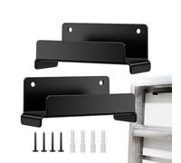 Generico Ladder Wall Mount - Steel Organizer Kit, Ladder Storage Hooks with Space Saving, Garage Storage Rack, Tool Hanging System, Organizer Hooks for Concrete Wood Chair Furniture Tool Home Shed