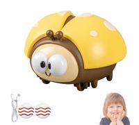 Generico Ladybug Suspended Ball Toy, Interactive Play Ladybug Suspended Ball Toy, Safe Lightweight Build, for Classroom, Preschool, Travel, Playroom (Yellow)