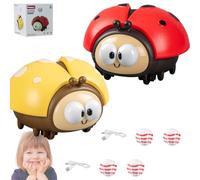 Generico Ladybug Suspended Ball Toy, Interactive Play Ladybug Suspended Ball Toy USB Charging with 2 Ball Sensory Toys for 3 4 5 Year Old Boys Girls Present (Mix)