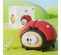 Generico Ladybug Suspended Ball Toy,Rechargeable Sensory Development Flying Plaything,USB Charging with 2 Balls Interactive Intelligence Booster Set for 3 4 5 Year Old Boys Girls (Red)