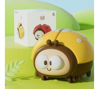 Generico Ladybug Suspended Ball Toy,Rechargeable Sensory Development Flying Plaything,USB Charging with 2 Balls Interactive Intelligence Booster Set for 3 4 5 Year Old Boys Girls (Yellow)