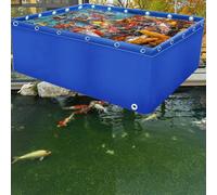 Generico Laghetto per Pesci Pieghevole in PVC Impermeabile e Portatile con valvola di Scarico - 2x1x0,5 m - Borsa di riserva d'Acqua di Emergenza - Ideale per acquari, Piscine e Uso Esterno