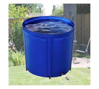 Generico Laghetto per Pesci Pieghevole in PVC Resistente, 2,5x0,8 m - Serbatoio Circolare Portatile per l'acqua, Ideale per l'irrigazione e per Piscine Fuori Terra, Perfetto per innaffiare Il giardin