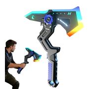 Genérico Lama da battaglia Scintilla Interstellare - ABS 43 cm | Ascia combattimento trasformabile giocattolo Sci-Fi | Spada LED Doppia modalità accessorio Costume Halloween Cinema Teatro Cosplay