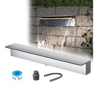 Generico Lama di Scarico Resistente per Cascata da Esterno, Ideale per fontane e laghetti - Uscita per Giochi d'Acqua per Decorazioni da Giardino, Perfetta per Giardini rocciosi e per Il Controllo de