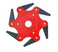 Generico Lama di Taglio in Acciaio al Manganese di Alta qualità, 6/5 Denti, Testina di Taglio Resistente for Erba, diserbo del Prato, Lame universali potenziate for tagliaerba in Metallo(6T 1pcs)