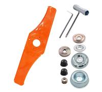 Generico Lama for decespugliatore 2T12 Pollici Lama in plastica sicura Testina for decespugliatore Accessori for Tosaerba Parti for decespugliatore Elettrico Attrezzi da Giardino(Combination A)