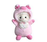 Generico Lamb Stuffed Animal, Stuffed Sheep with Wearable Clothes, 9.8 Inches Cuddly Soft Plush Doll, Ideal for Easter, Christmas, Birthday Parties, Snuggling and Collecting