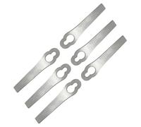 Generico Lame di Ricambio for decespugliatore in Acciaio Inossidabile da 1-6 Pezzi, compatibili con Lame for Tosaerba Giardino Stihl FSA 45 57(6Pcs 82x20mm)