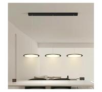 Generico Lampada a sospensione, 2026 for la moderna lampada a sospensione a LED semplice for sala da pranzo tavolo bar lampadario di illuminazione for interni nordica(Black B 3Heads 40cm,Cool)
