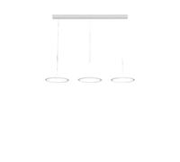 Generico Lampada a sospensione, 2026 for la moderna lampada a sospensione a LED semplice for sala da pranzo tavolo bar lampadario di illuminazione for interni nordica(White B 3Heads 23cm,3 colors)